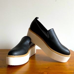 New! DKNY slip on platform loafers!